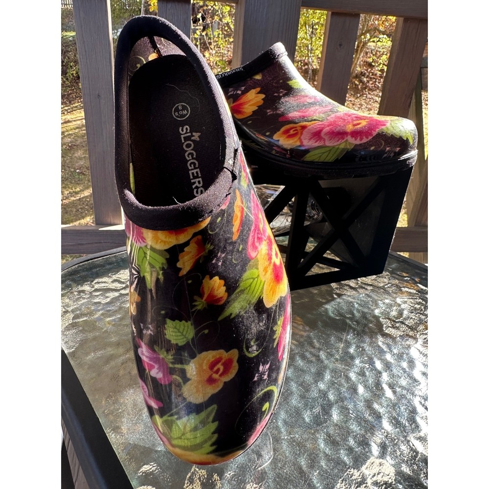 Sloggers Waterproof Garden Shoes Women's Size‎ 8 Floral Clogs